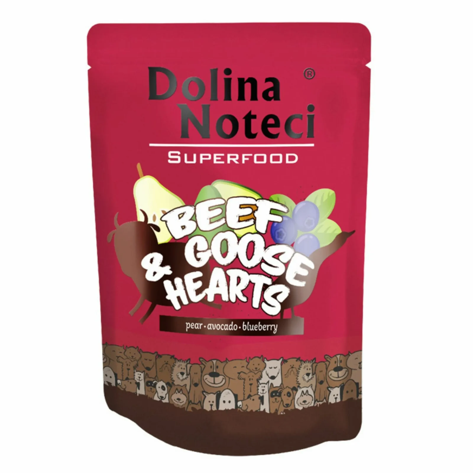 DOLINA NOTECI Superfood pies Wołowina i Serca gęsi 300g