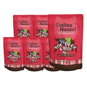 DOLINA NOTECI Superfood sarna i wołowina saszetka 10x85g