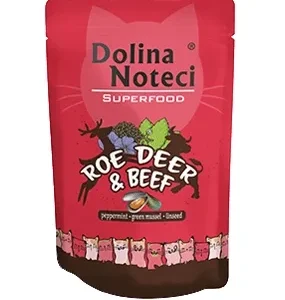 DOLINA NOTECI Superfood sarna i wołowina saszetka 85g