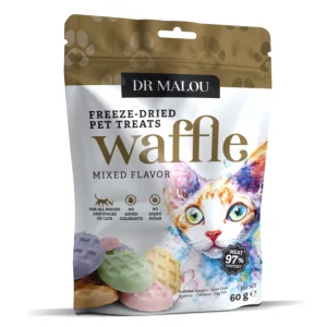 Dr. Malou Liofilizowane Wafle Mięsne Dla kotów Mix 60g