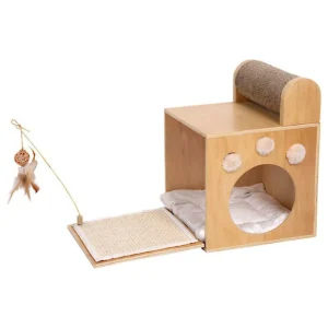 Drapak dla kota – Ferribiella Magic Box Cat Tree – 58 × 30 × 42 cm