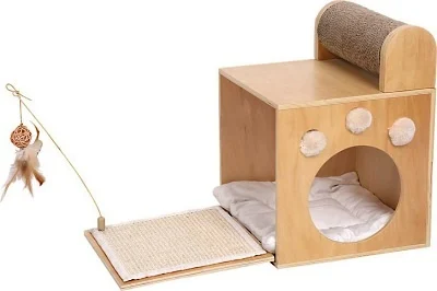 Drapak dla kota i legowisko – 3 w 1 Magic Box cat tree