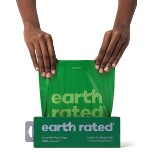 Earth Rated 300 szt. Lawendowe Woreczki na Psie Odchody
