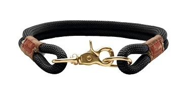 Elegancka obroża półzaciskowa Oss S-M 40 CZARNA