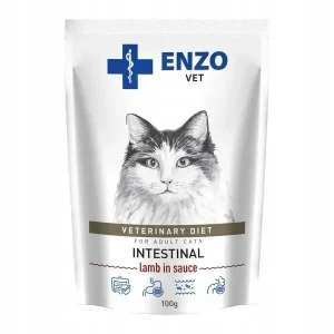 ENZO VET Intestinal z jagniecina w sosie dla kotów 100g