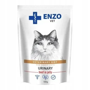 ENZO VET Urinary z wolowina w galaretce dla kotów 100g