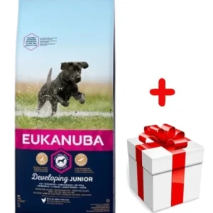EUKANUBA Junior Large 15kg + niespodzianka dla psa GRATIS!