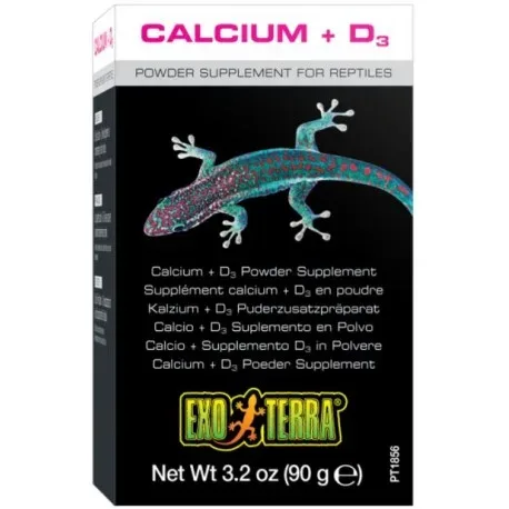 Exo Terra Calcium + D3 – wapno sproszkowane - Image 2