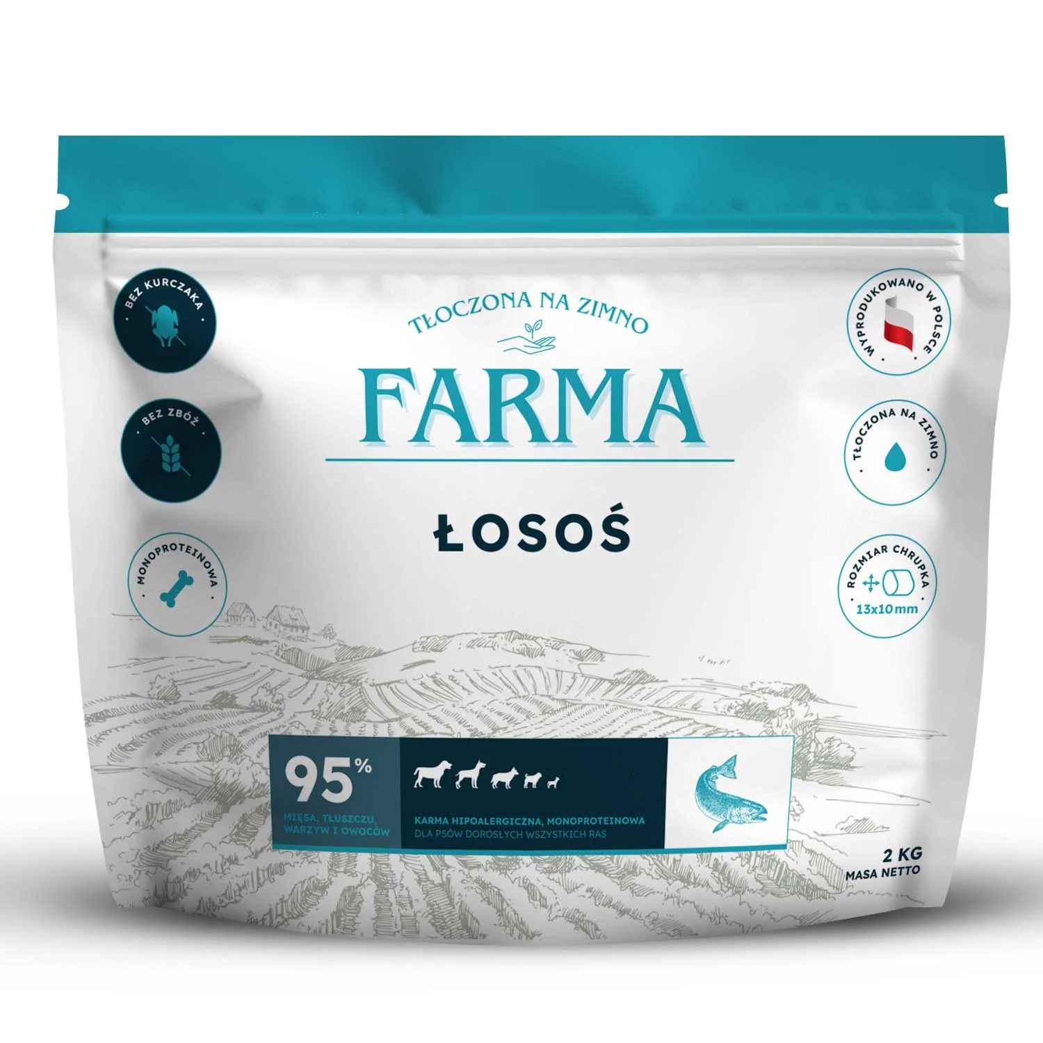 Farma – Łosoś Hipoalergiczna Tłoczona na Zimno