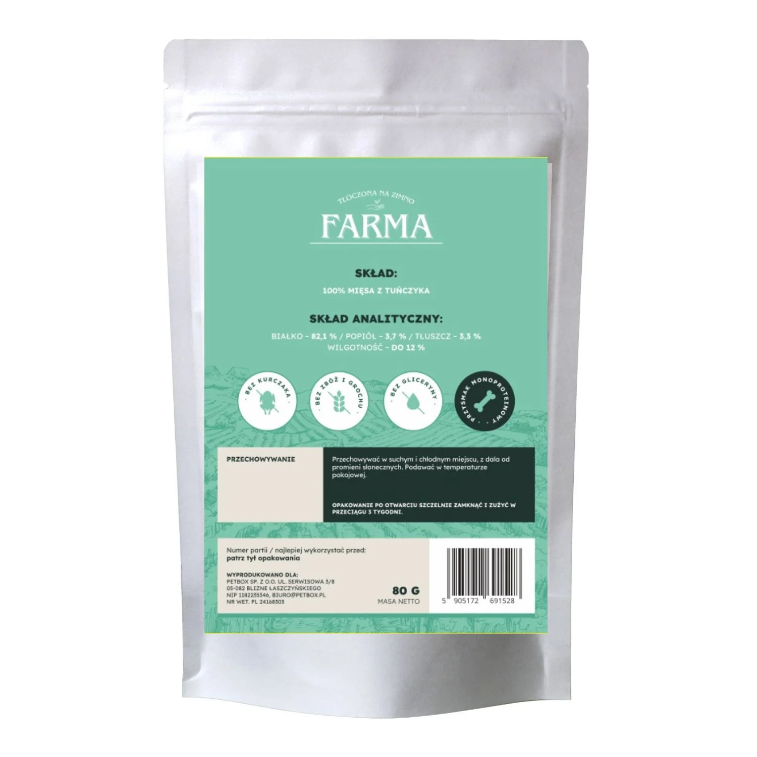 Farma Polędwica z Tuńczyka 80g - Image 2