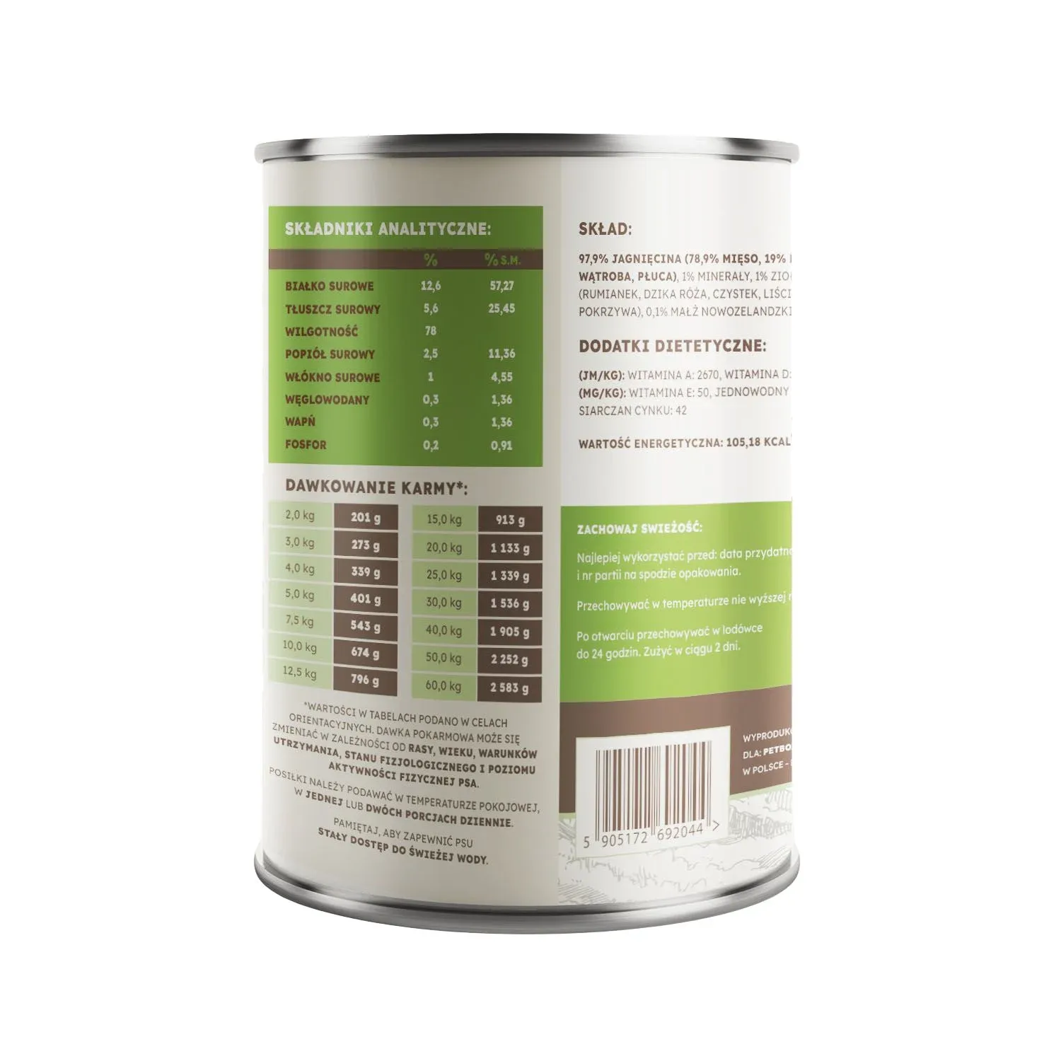 FARMA Select Jagnięcina 400g – Karma mokra dla psa - Image 2