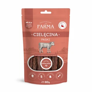 Farma Suszone Paski z Cielęciny 80g