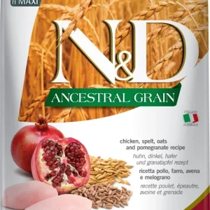Farmina N&D Ancestral Grain canine CHICKEN & POMEGRANATE ADULT MEDIUM&MAXI 12kg