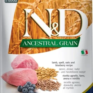 Farmina N&D Ancestral Grain canine LAMB & BLUEBERRY PUPPY MEDIUM & MAXI 12 kg