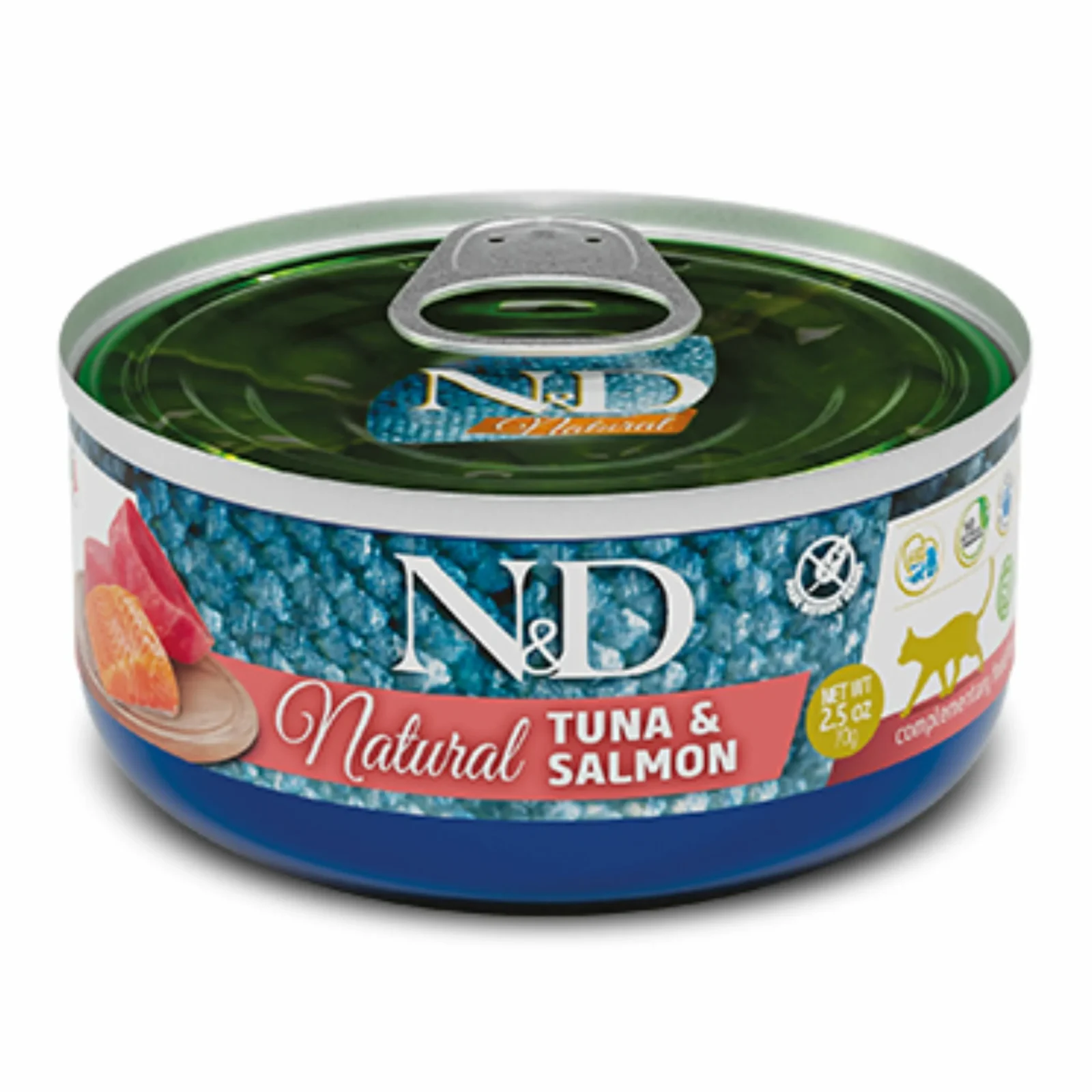 FARMINA N&D Natural Tuna&Salmon 140g