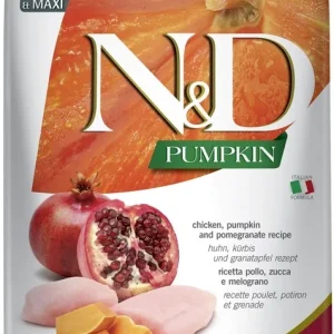 Farmina N&D Pumpkin Grain Free canine CHICKEN AND POMEGRANATE ADULT MEDIUM & MAXI 12kg