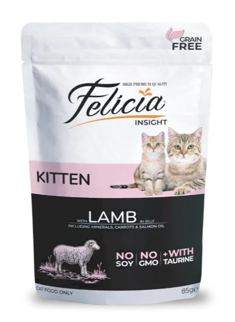 FELICIA Kitten Grain Free Jagnięcina w galarecie 85g