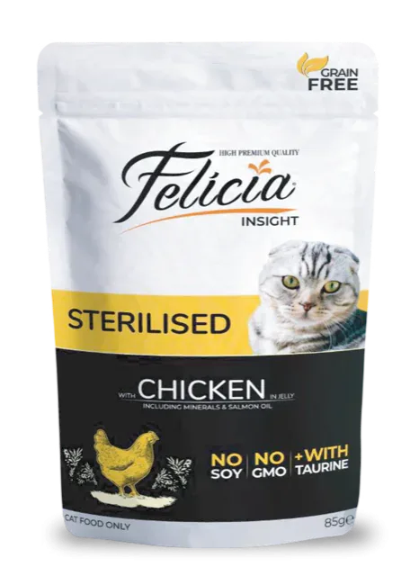 FELICIA Sterilised Grain Free Kurczak w galarecie 85g