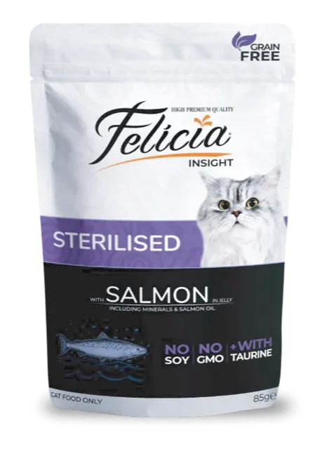 FELICIA Sterilised Grain Free Łosoś w galarecie 85g