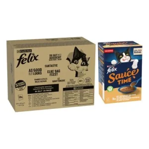 Felix: 120 x 80 g / 85 g Megapakiet + Sauce Time, 24 x 40 g gratis! ► Zamów teraz ✔