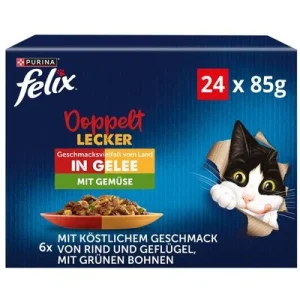 Felix Fantastic 2 smaki, w galarecie, So gut wie es aussieht, 24 x 85 g ► Zamów teraz ✔