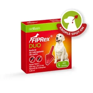 FIPREX DUO L 268 mg + 241,2 mg roztwór do nakrapiania dla psów