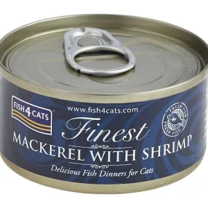 Fish4Cats Mackerel with Shrimp – Makrela z Krewetkami 70g