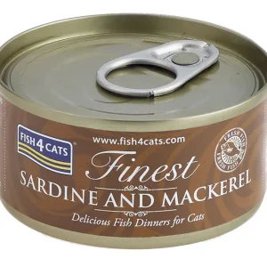 Fish4Cats Sardynka i Makrela karma mokra dla kota puszka 70 g (2)