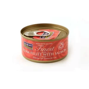 Fish4Cats Tuna Fillet with Salmon – Tuńczyk z Łososiem 70g