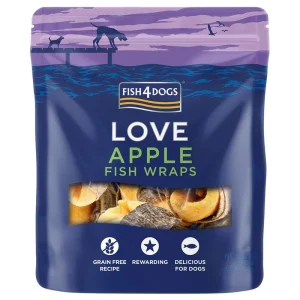 Fish4Dogs Apple Fish Wraps 100g