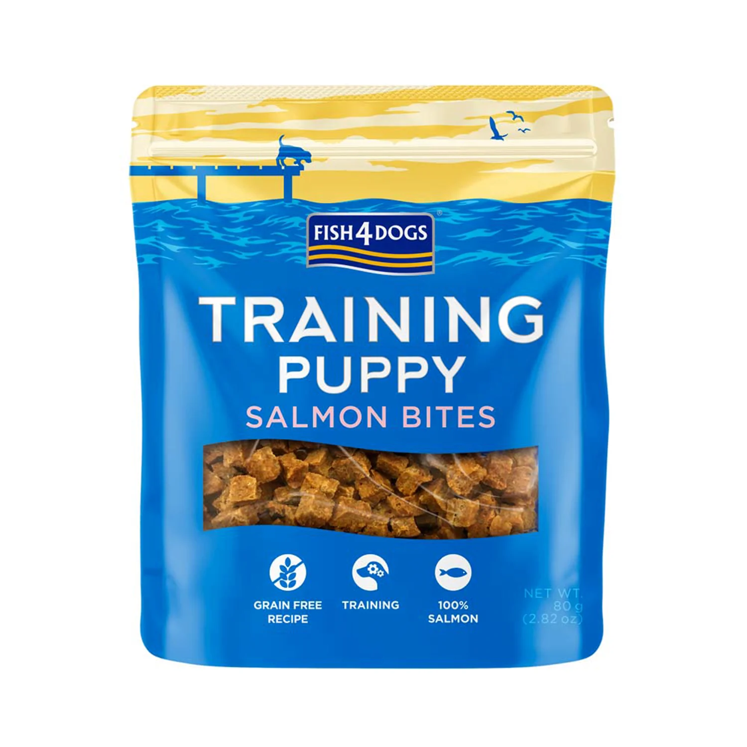 Fish4Dogs Puppy Salmon Bites 80g