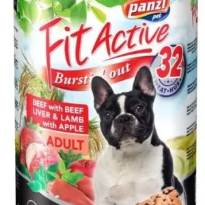 Fit Active Dog Adult – Wołowina., Wątroba, Jagnięcina karma mokra 1240 g