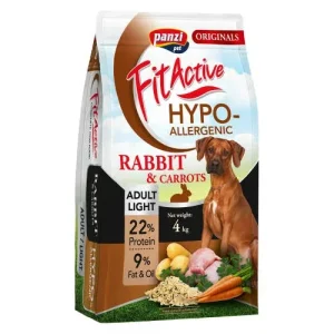 Fit Active Dog Hypoallergenic Adult Light Rabbit 4 kg