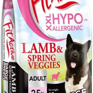 Fit Active Dog Hypoallergenic Lamb XXL Monobiałkowa pies dorosły 15 kg