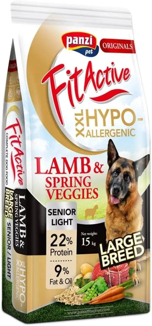 Fit Active Dog Hypoallergenic Light Senior Lamb XXL Monobiałkowa 15 kg