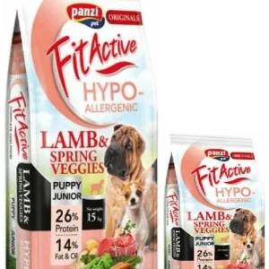 Fit Active Dog Hypoallergenic Puppy & Junior Lamb Monobiałkowa 15 kg + 4 kg