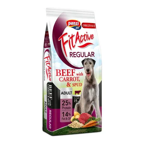 Fit Active Dog Regular Beef karma z wołowiną pies dorosły All Breed 15 kg
