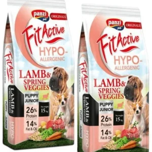 Fit Active Hypoallergenic Lamb Szczenięta Monobiałkowa Karma Sucha 2 x 15kg