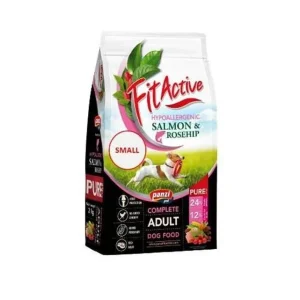 Fit Active PURE SMALL Salmon & ROSEHIP 3kg – Pełnowartościowa karma dla dorosłych psów