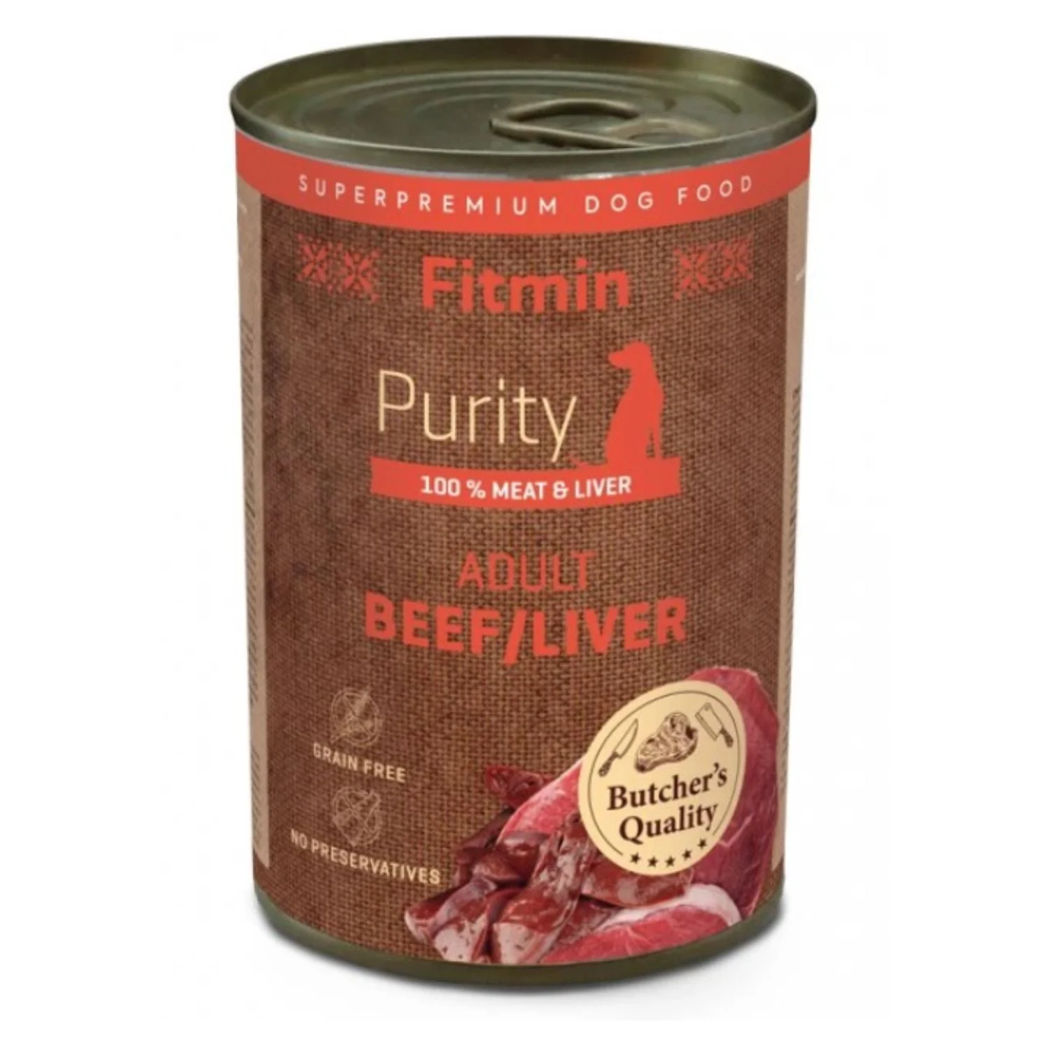 Fitmin Dog Purity Adult Beef with Liver 400g