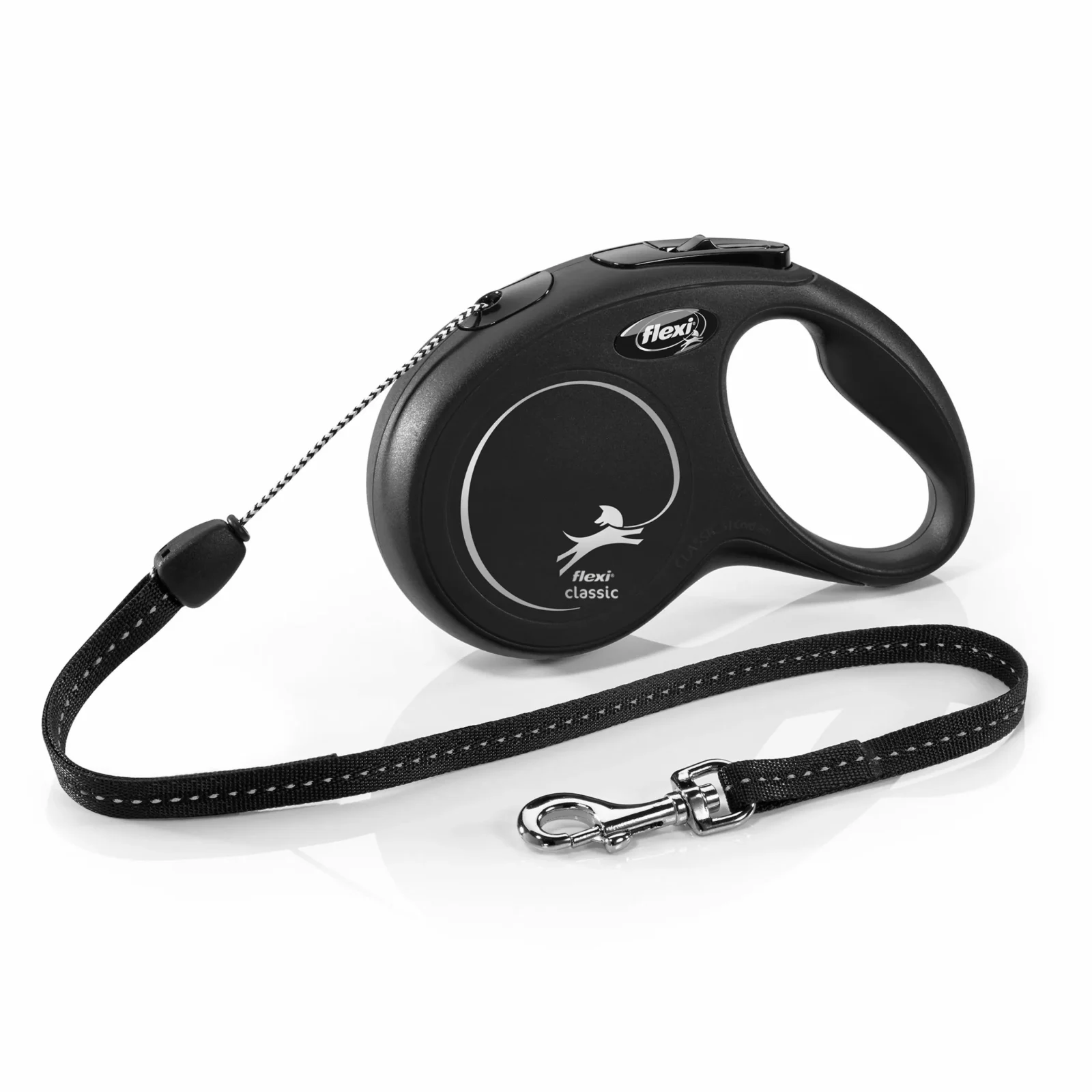 FLEXI Classic Cord S linka 8m do 12kg czarna