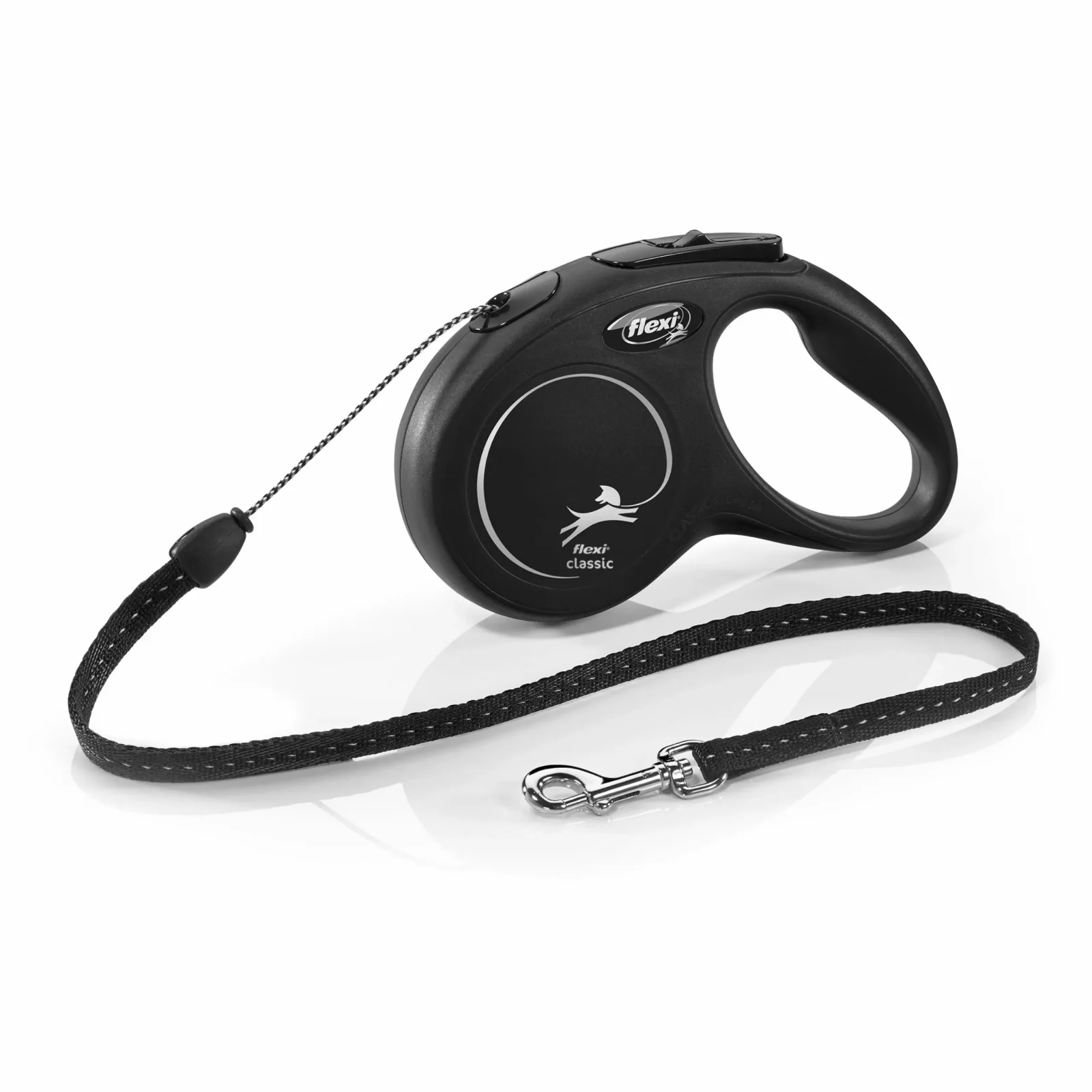 FLEXI smycz Classic S Linka 5m do 12kg Czarna