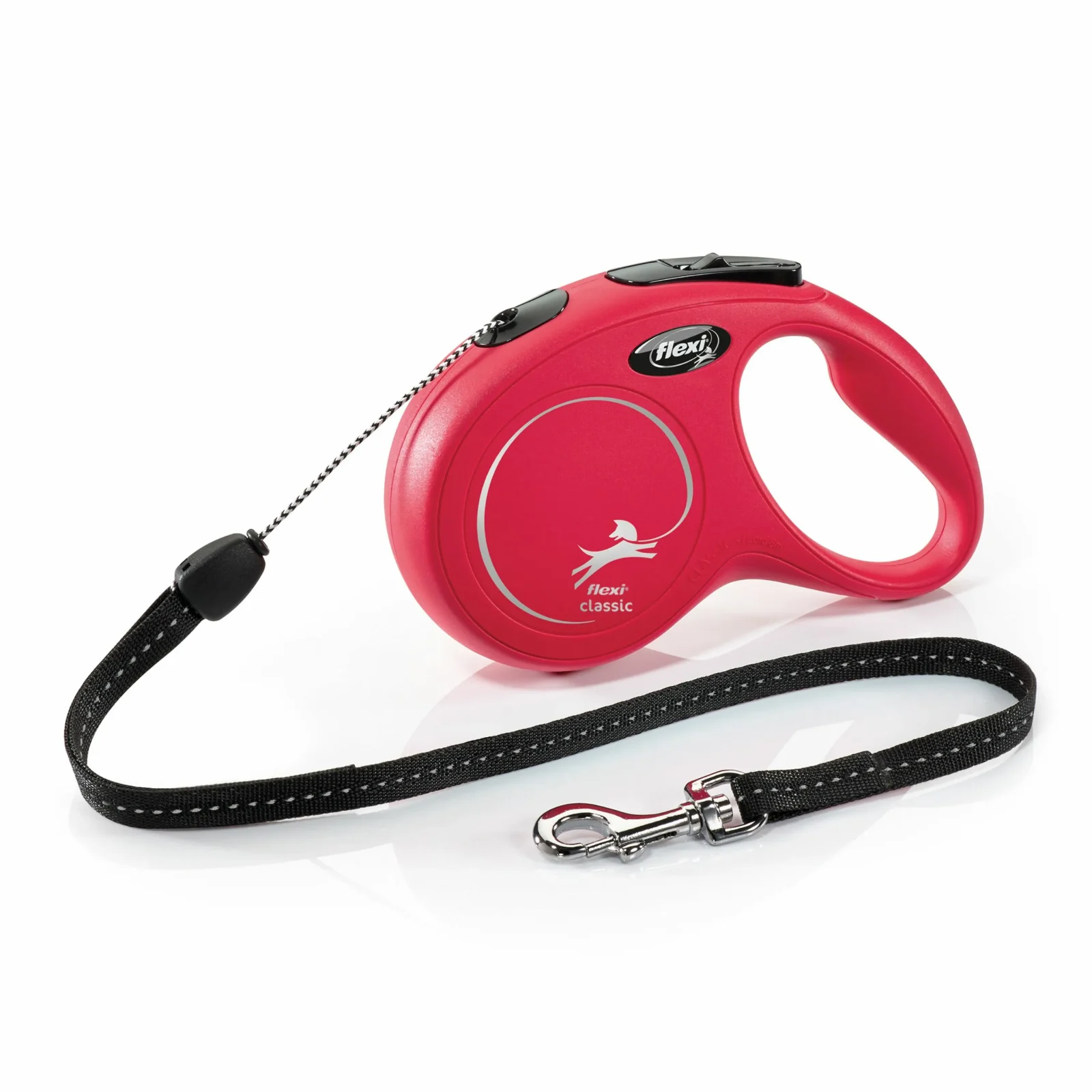 FLEXI smycz Classic S Linka 8m do 12kg Czerwona