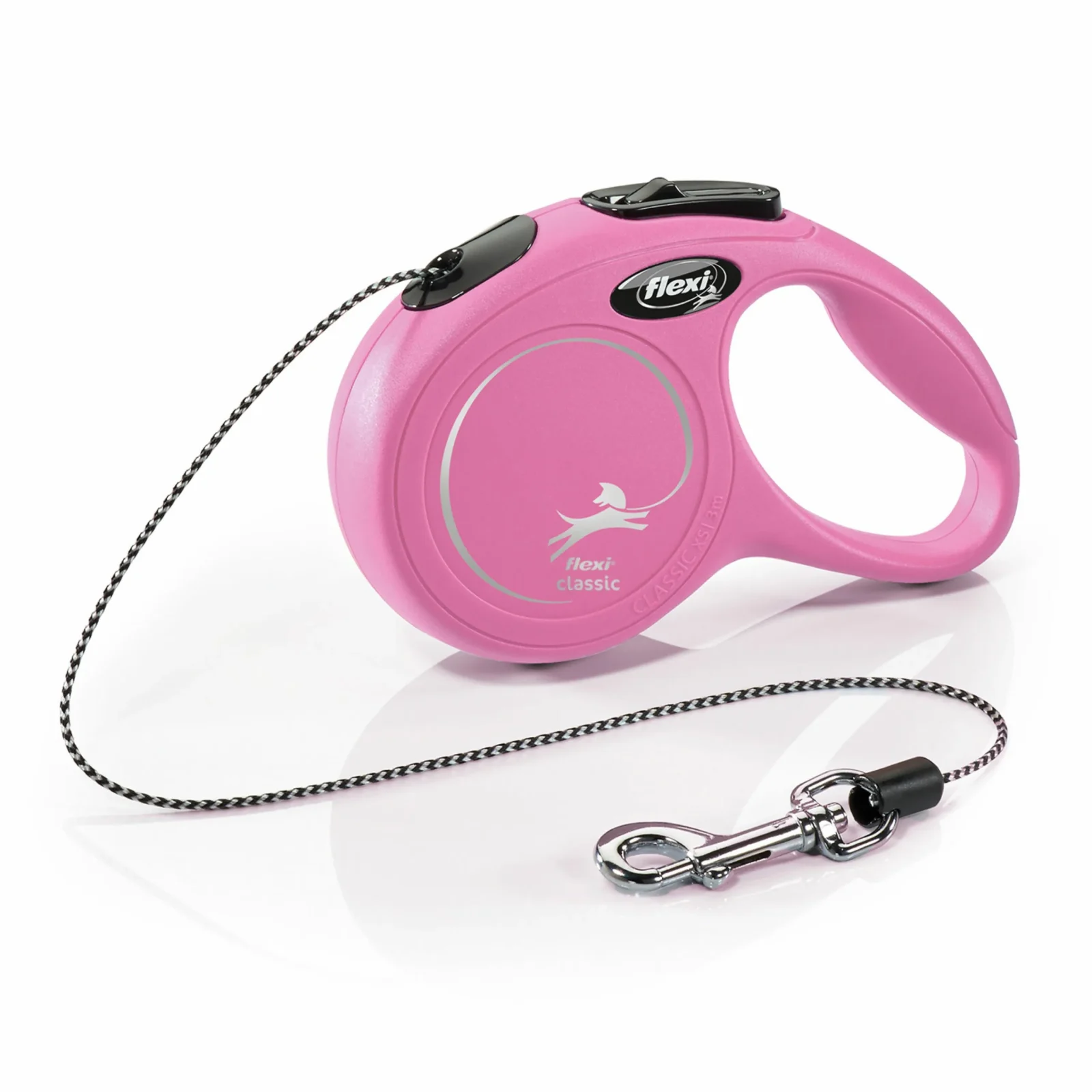 FLEXI smycz Classic XS Linka 3m do 8kg Różowa