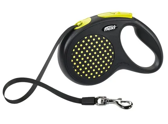 Flexi Smycz Design taśma M 5m żółty
