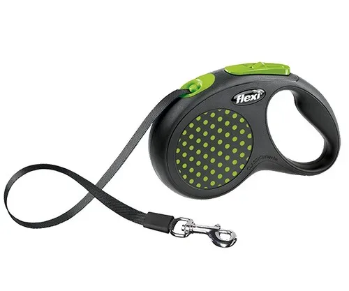 Flexi Smycz Design taśma S 5m zielony