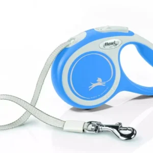 FLEXI Smycz oryginalna New Comfort niebieska L 8m do 50kg- taśma