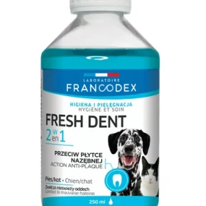 FRANCODEX Fresh dent- płyn do higieny jamy ustnej dla psów i kotów 250ml