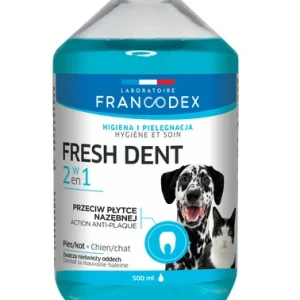 FRANCODEX Fresh dent- płyn do higieny jamy ustnej dla psów i kotów 500ml