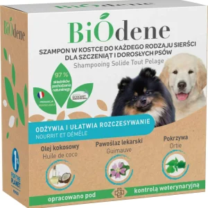 FRANCODEX Szampon Biodene w Kostce dla Psów i Szczeniąt 100 ml
